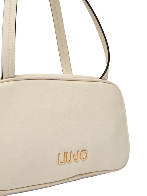 AREZU Schultertasche mit Schultergurt Creme - Damentaschen