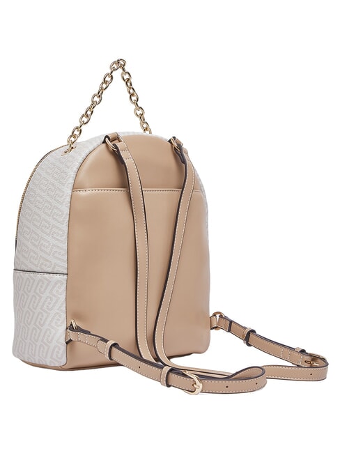 EMATITE Rucksack mit Vordertasche nat&uuml;rlich/dunkelpulver - Damentaschen