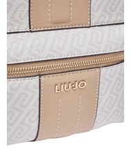 LIUJO EMATITE Rucksack mit Vordertasche nat&uuml;rlich/dunkelpulver - Damentaschen - 4