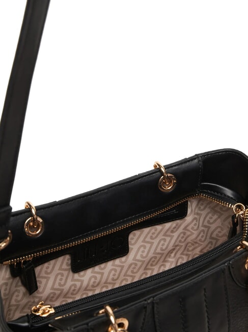 EMATITE Schultertasche mit Schultergurt SCHWARZ - Damentaschen