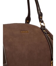 LIUJO GINESA Schultertasche mit Schultergurt Mokka - Damentaschen - 6