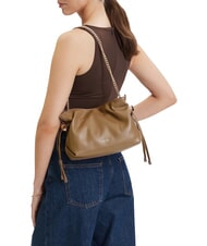 LIUJO RICCY Schultertasche mit Kette Mokka - Damentaschen - 2