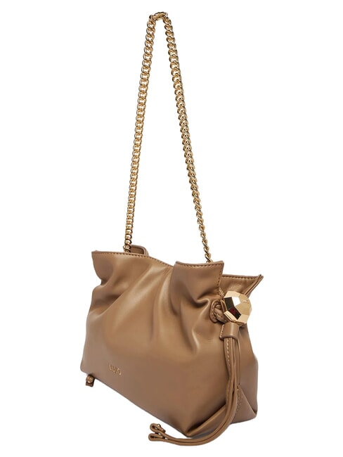 RICCY Schultertasche mit Kette Mokka - Damentaschen