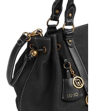 LIUJO GINESA Schultertasche mit Schultergurt SCHWARZ - Damentaschen - 3