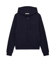 TRUSSARDI JERSEY Sweatshirt mit durchgehendem Rei&szlig;verschluss Marineblau - Sweatshirts Herren - 3