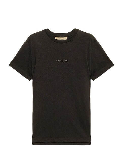 REGULAR LOGO Baumwoll-T-Shirt Schwarz - Herren-T-Shirts
