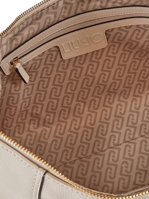 TREPIDA Schultertasche mit Schultergurt Creme - Damentaschen