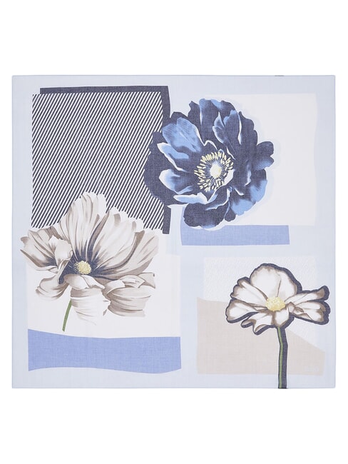 FLOWER Blockschal hellblau - Schals