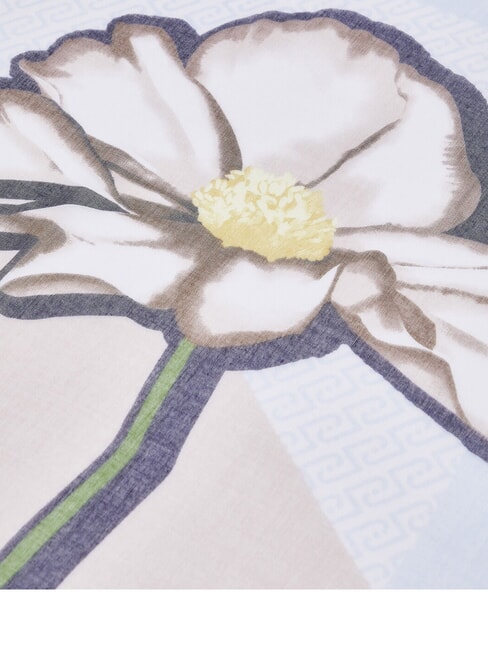 FLOWER Blockschal hellblau - Schals