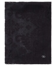 LIUJO PIZZO Bedruckter Schal SCHWARZ - Schals - 2