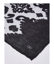 LIUJO PIZZO Bedruckter Schal SCHWARZ - Schals - 3