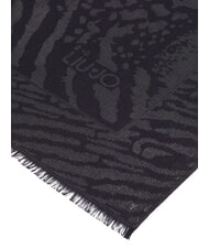 LIUJO ANIMALIER Bedruckter Schal SCHWARZ - Schals - 3