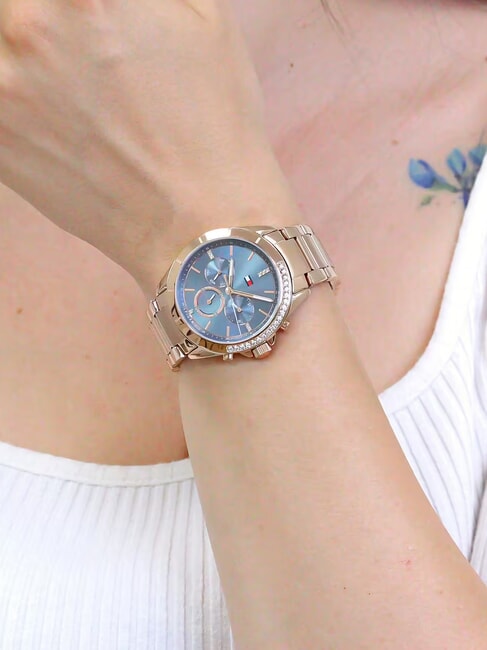 KENNEDY Multifunktionsuhr Stahl-Rose - Uhren