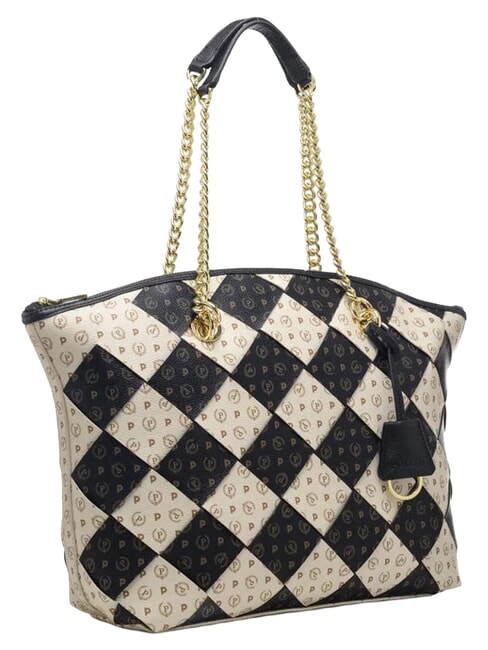 HERITAGE Schultertasche mit Schultergurt schwarzes Elfenbein - Damentaschen