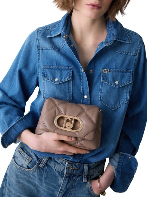 CALIWEN Mini-Schultertasche Mokka - Damentaschen