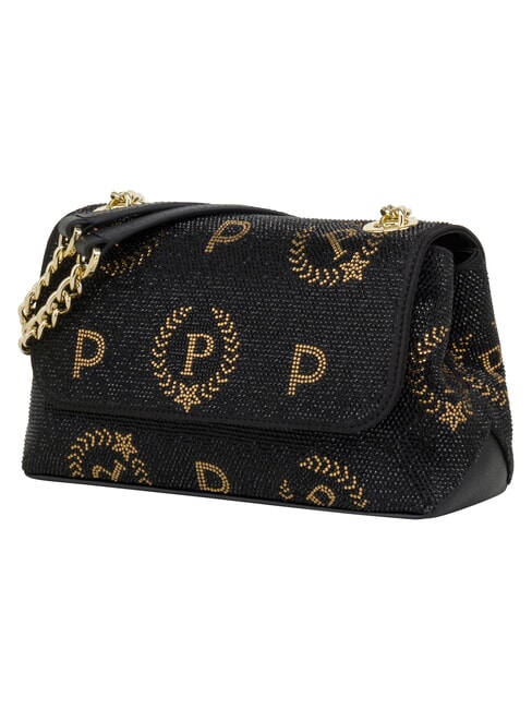 HERITAGE Kleine Schultertasche mit Kette Schwarz - Damentaschen