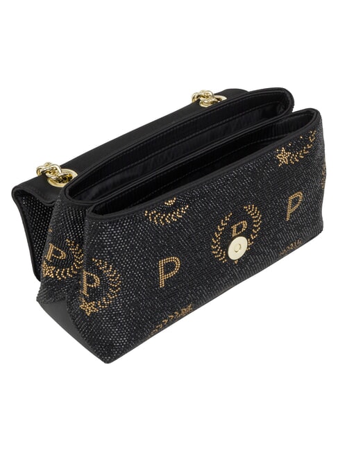 HERITAGE Kleine Schultertasche mit Kette Schwarz - Damentaschen