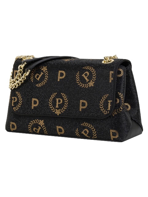 HERITAGE Schultertasche mit Kette Schwarz - Damentaschen