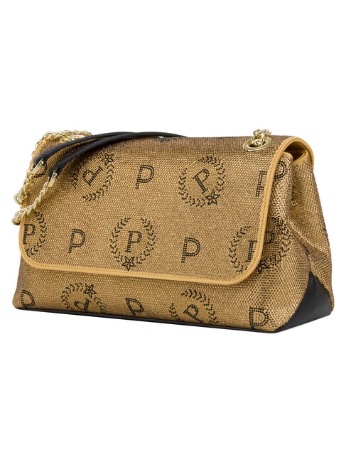 HERITAGE Schultertasche mit Kette Platin - Damentaschen
