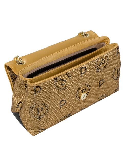 HERITAGE Schultertasche mit Kette Platin - Damentaschen