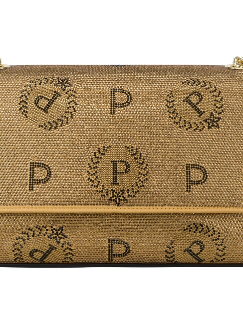 HERITAGE Schultertasche mit Kette Platin - Damentaschen