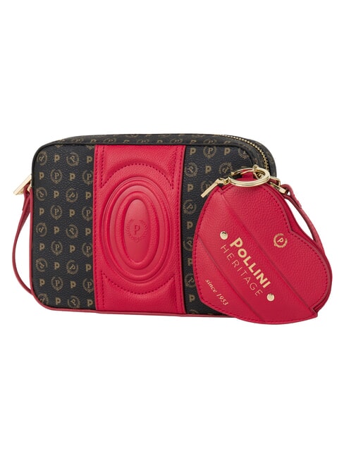 HERITAGE Mini-Schultertasche schwarz rot - Damentaschen