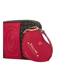 POLLINI HERITAGE Mini-Schultertasche schwarz rot - Damentaschen - 5