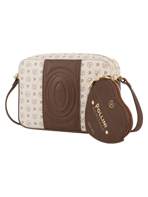 HERITAGE Mini-Schultertasche braunes Elfenbein - Damentaschen