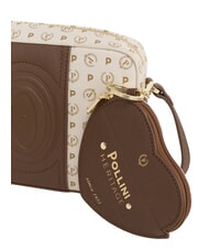 POLLINI HERITAGE Mini-Schultertasche braunes Elfenbein - Damentaschen - 5