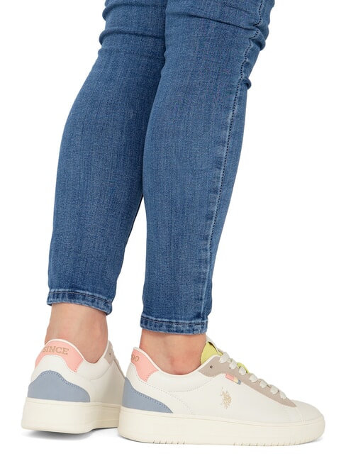 KOSMO Damen-Sneaker gebrochenes Wei&szlig;-Hellblau - Damenschuhe