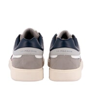 U.S. POLO ASSN. FABBRY Turnschuhe Wei&szlig;-Hellgrau - Herrenschuhe - 3