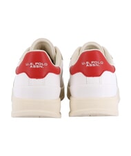 U.S. POLO ASSN. CAMPY Turnschuhe gebrochenes Wei&szlig;-Rot - Herrenschuhe - 3