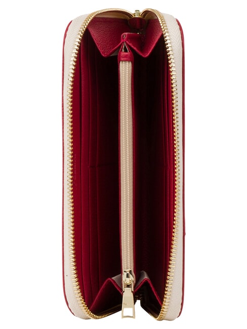 HERITAGE Gro&szlig;e Geldb&ouml;rse mit Rei&szlig;verschluss rotes Elfenbein - Brieftaschen Damen