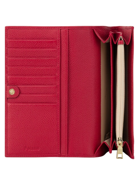 HERITAGE Gro&szlig;e Geldb&ouml;rse mit Kartenhalter rotes Elfenbein - Brieftaschen Damen
