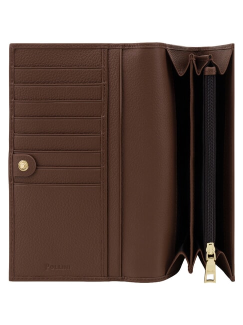 HERITAGE Gro&szlig;e Geldb&ouml;rse mit Kartenhalter schwarzbraun - Brieftaschen Damen