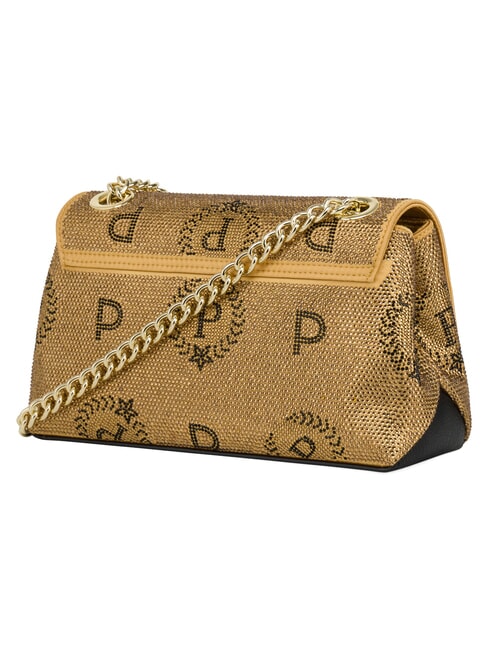 HERITAGE Kleine Schultertasche mit Kette Platin - Damentaschen