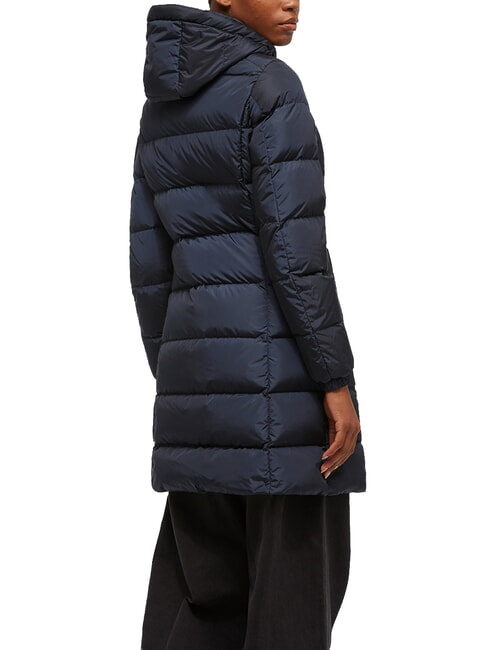 LADY LONG HUNTER Lange Daunenjacke Dunkelblau - Daunenjacken f&uuml;r Damen