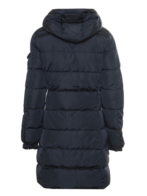 LADY LONG HUNTER Lange Daunenjacke Dunkelblau - Daunenjacken f&uuml;r Damen