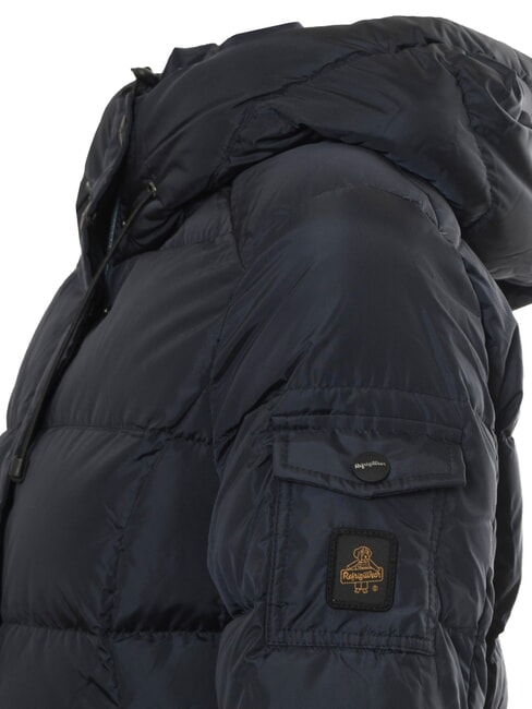 LADY LONG HUNTER Lange Daunenjacke Dunkelblau - Daunenjacken f&uuml;r Damen
