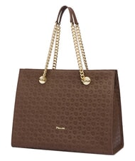 POLLINI HERITAGE Einkaufstasche aus Leder braun / creme - Damentaschen - 2