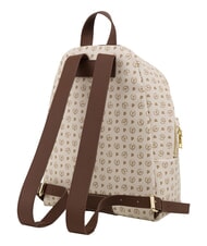 POLLINI HERITAGE Rucksack mit Vordertasche und Schl&uuml;sselring braunes Elfenbein - Damentaschen - 3