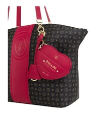POLLINI HERITAGE Schultertasche mit Schl&uuml;sselring schwarz rot - Damentaschen - 7