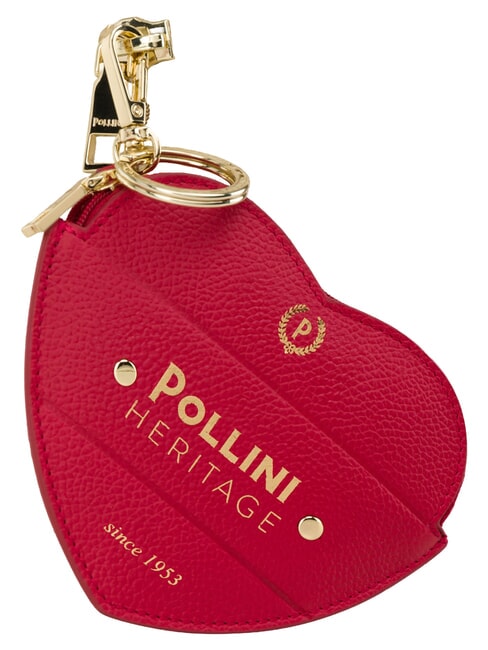 HERITAGE Rucksack mit Vordertasche und Schl&uuml;sselring rotes Elfenbein - Damentaschen
