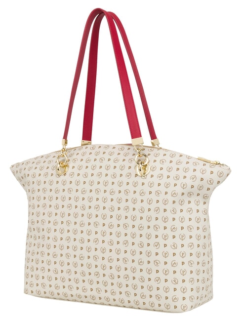 HERITAGE Schultertasche mit Schl&uuml;sselring rotes Elfenbein - Damentaschen
