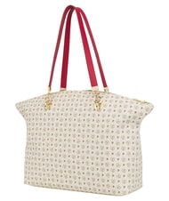 POLLINI HERITAGE Schultertasche mit Schl&uuml;sselring rotes Elfenbein - Damentaschen - 3