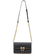 PINKO LOVE ONE SLOUCHY Mini-Schultertasche schwarz-antikgold - Damentaschen - 4