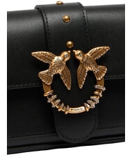 PINKO LOVE POCKET Mini-Schultertasche schwarz-antikgold - Damentaschen - 3