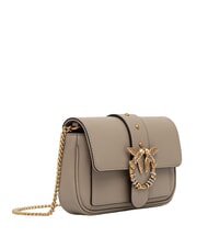 PINKO LOVE POCKET Mini-Schultertasche Seide wei&szlig;-antikgold - Damentaschen - 2