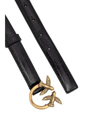 PINKO LOVE BERRY Lederg&uuml;rtel schwarz-antikgold - G&uuml;rtel - 2