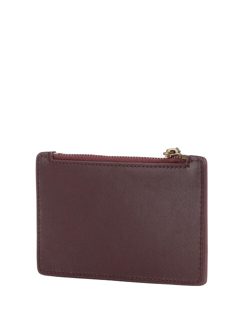 AIRONE Kartenhalter / Geldb&ouml;rse intensives Johannisbeer-Antikgold - Brieftaschen Damen